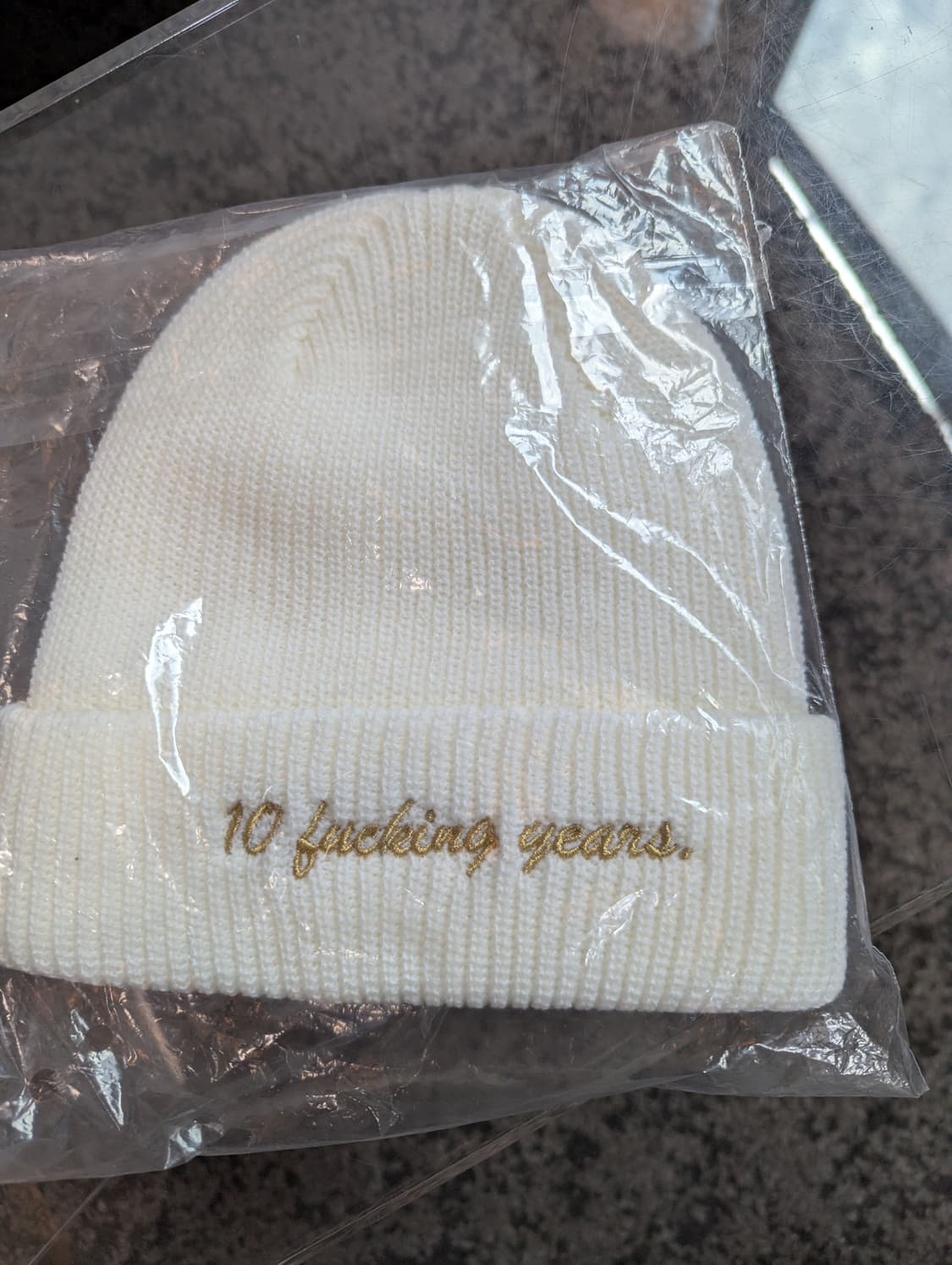 FTP 10 YEARS 기념 비니 white 상품이미지5
