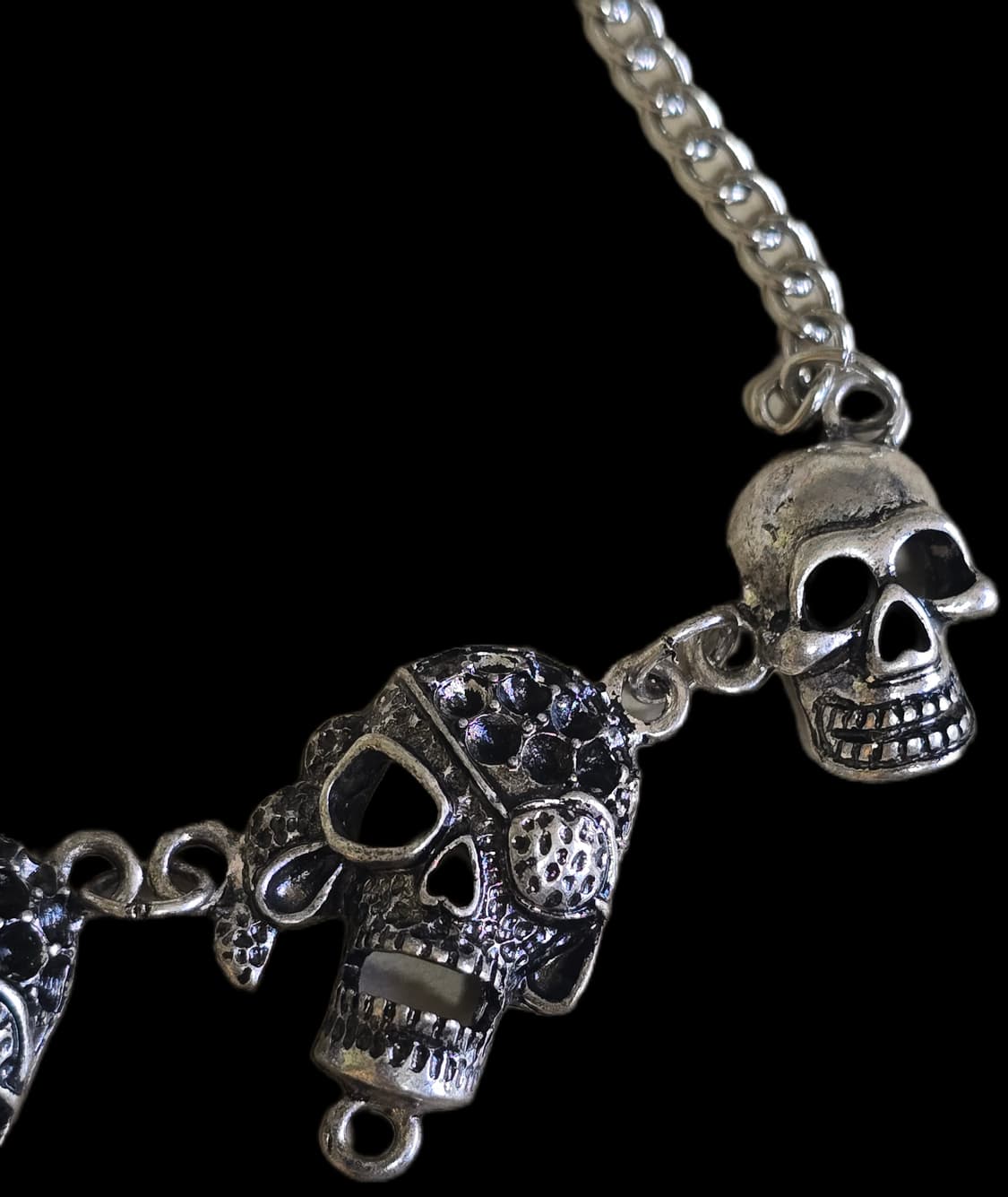 빈티지 해골 목걸이 상품이미지2