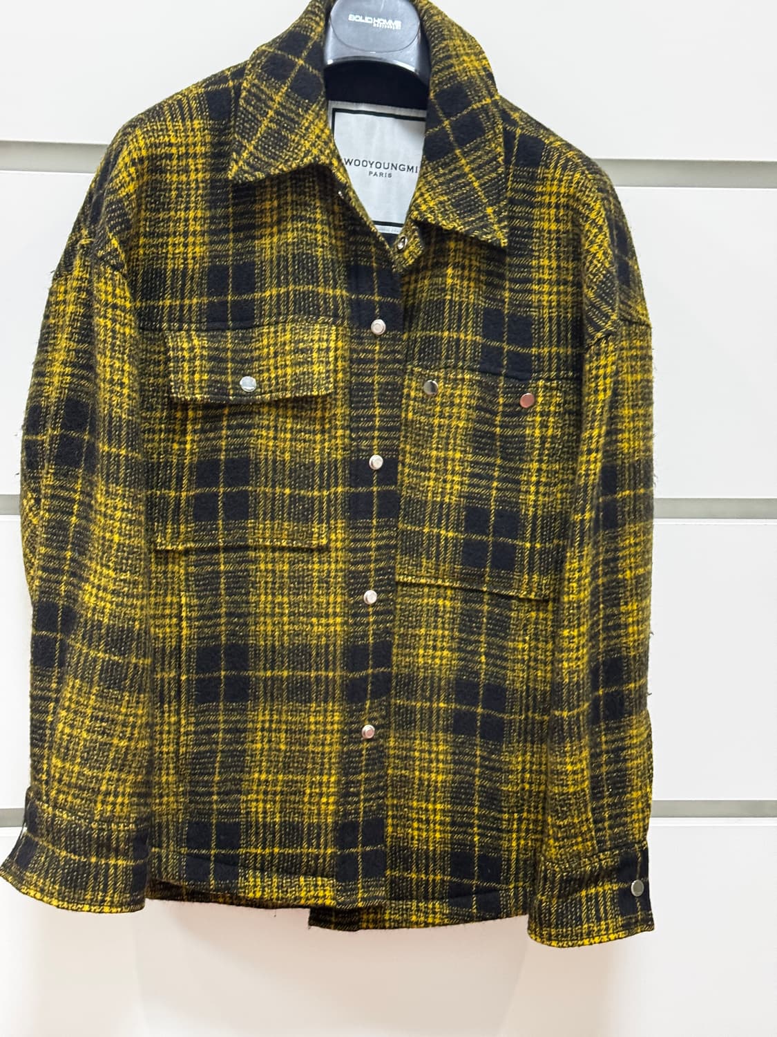 우영미 플란넬 패딩 점퍼 상품이미지1