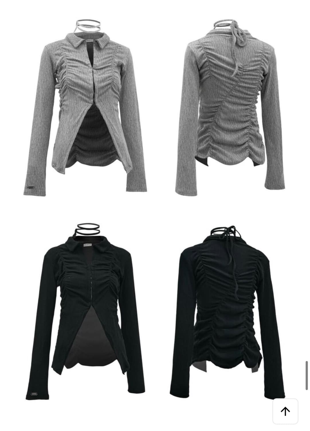 나체 SMOCKING KNIT SHIRT 상품이미지2