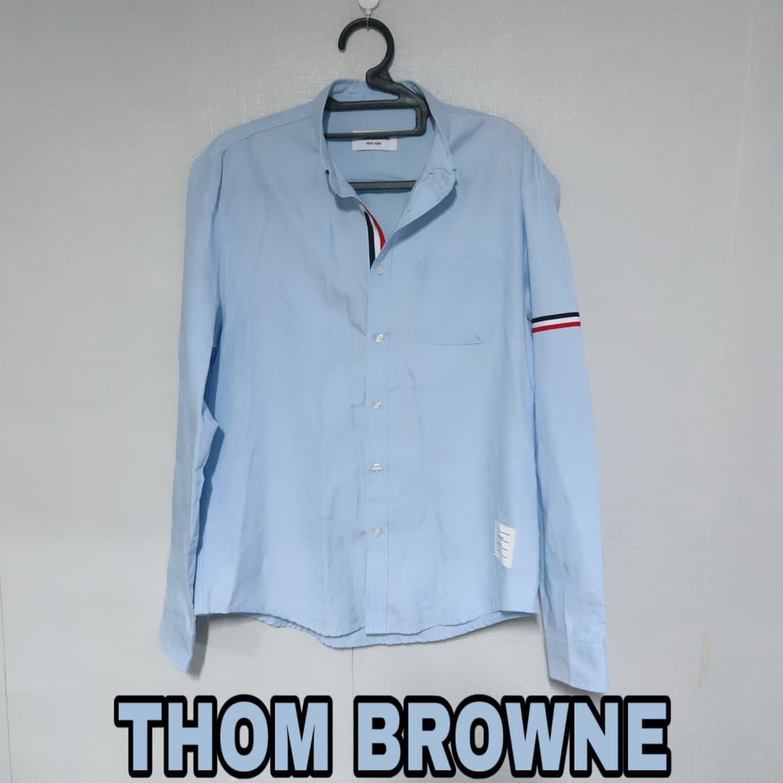 톰브라운 블루 봄 공용 셔츠 상품이미지1