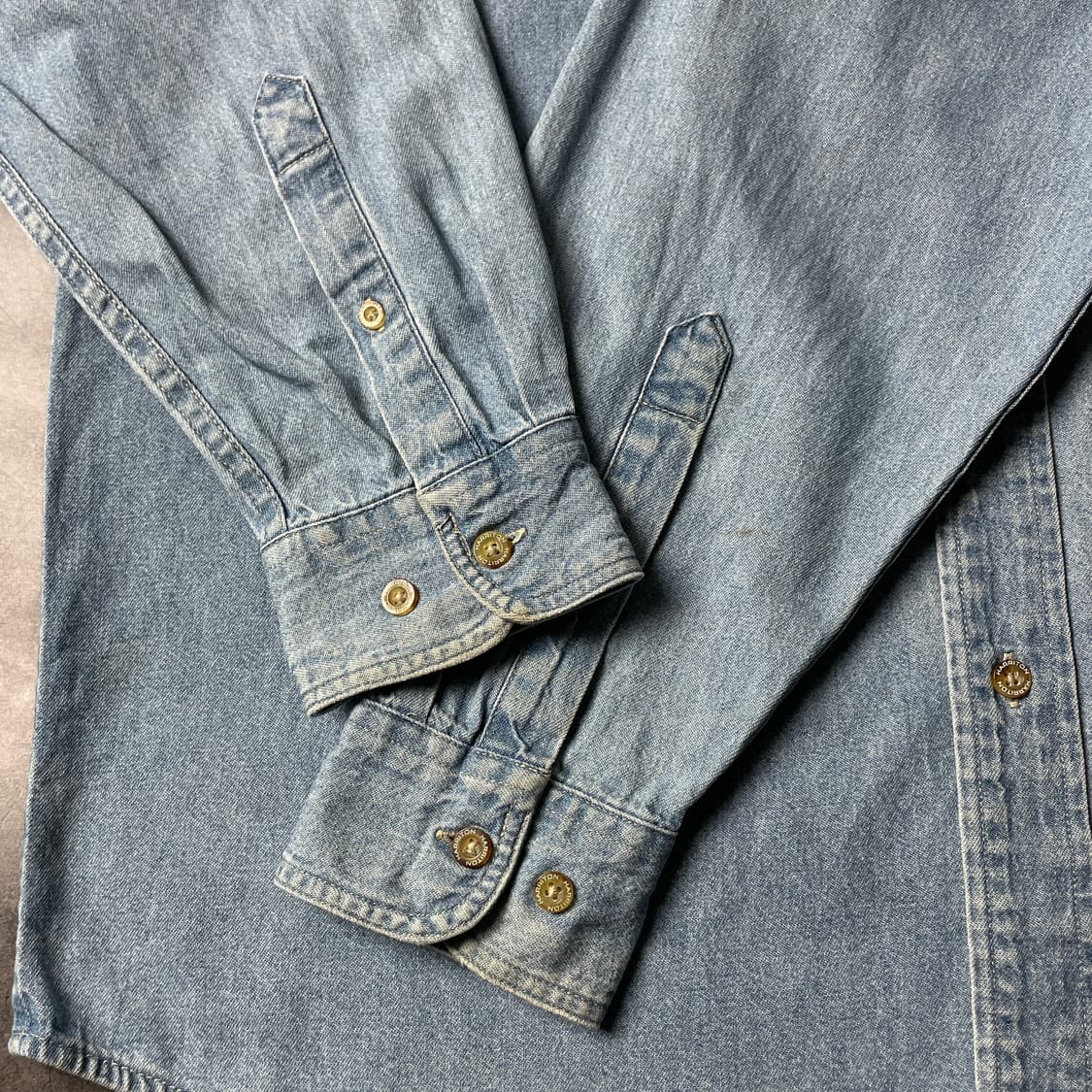 HARRITON 해리튼 빈티지 코튼 데님 셔츠 A00734 상품이미지6
