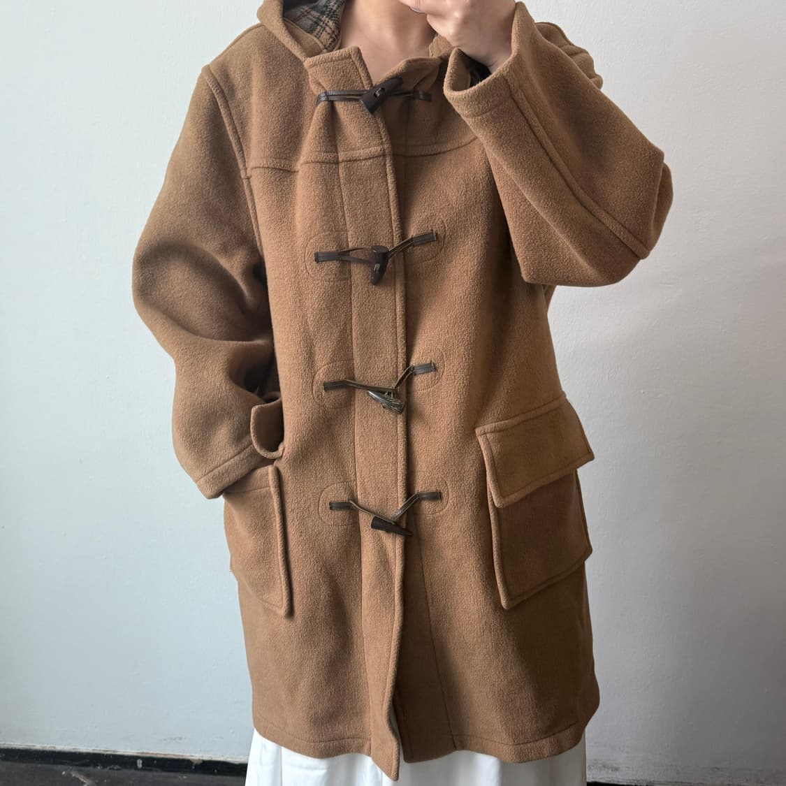 [M] 버버리 카멜 더플코트 상품이미지1