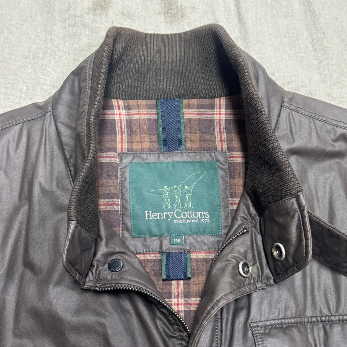 헨리코튼 나일론 브라운 누빔 자켓 110 상품이미지6