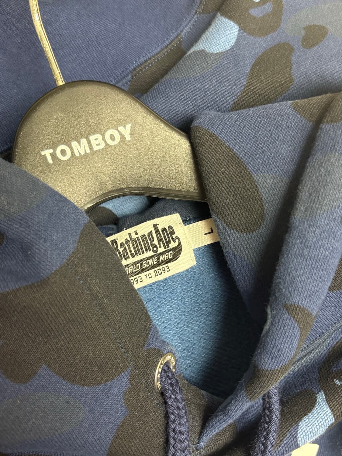 L) 베이프 카모 후드티 상품이미지3