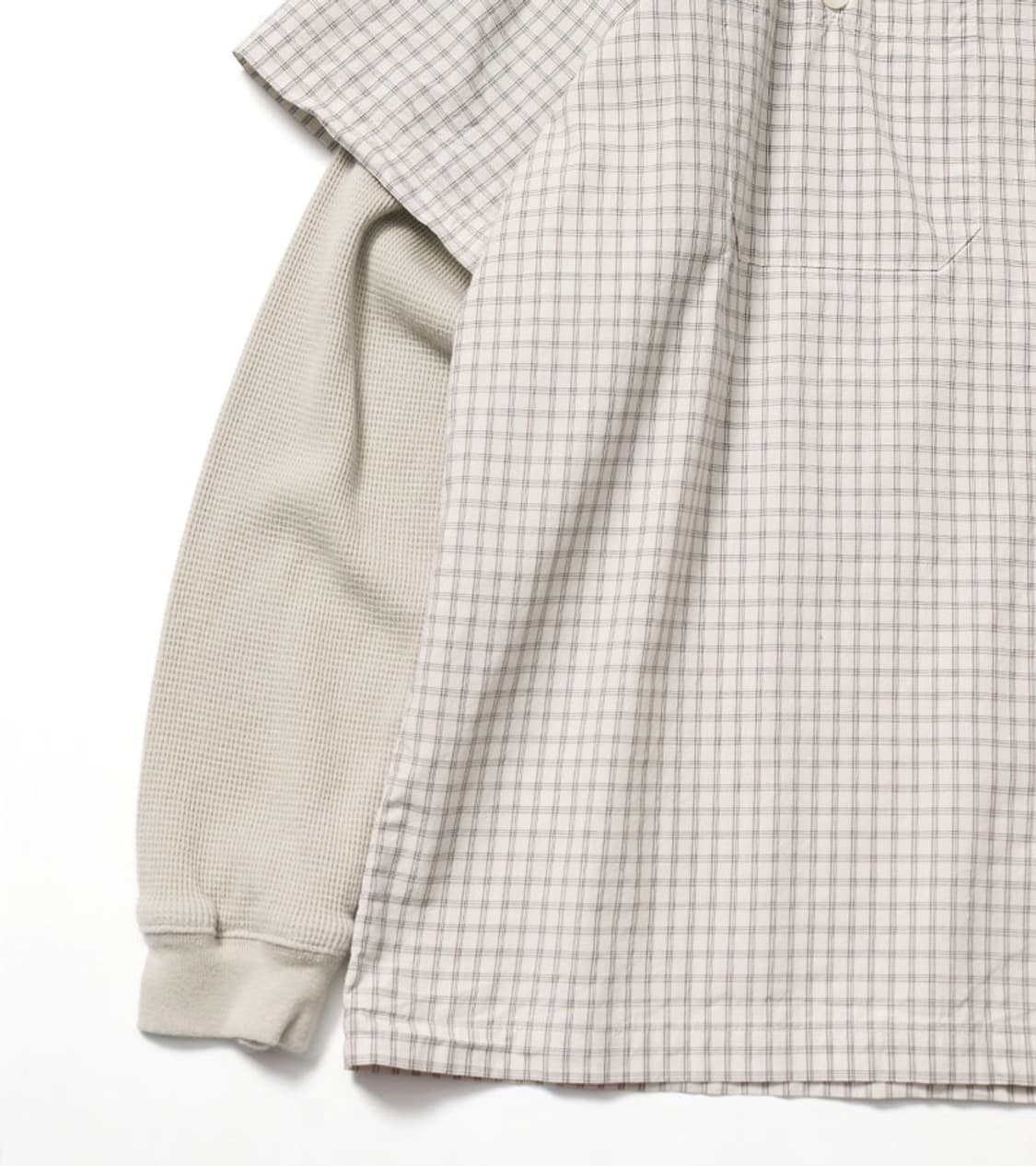 F-LAGSTUF-F - LAYERED CHECK SHIRT 상품이미지5