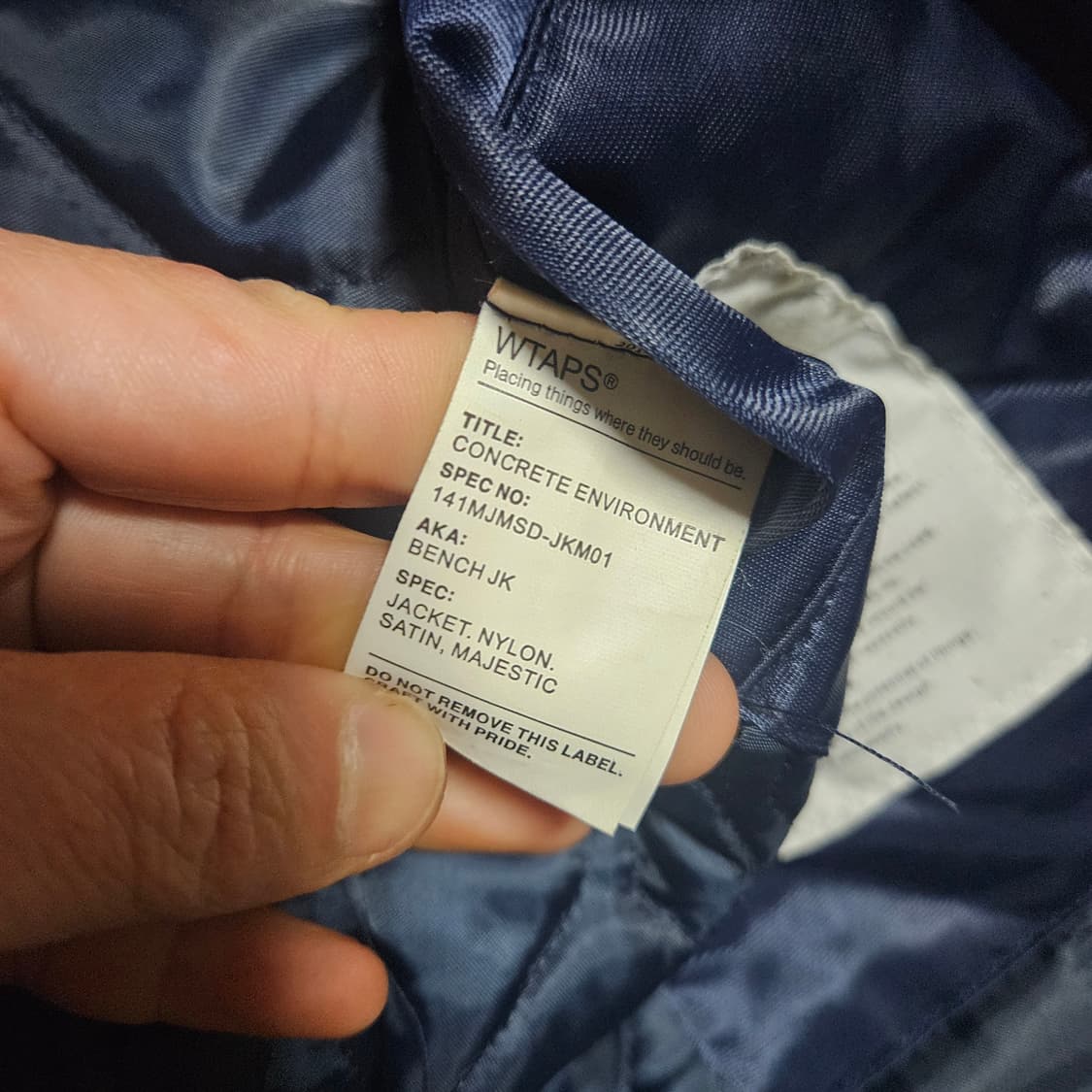 Wtaps x MAJESTIC 스타디움 벤치자켓 상품이미지9