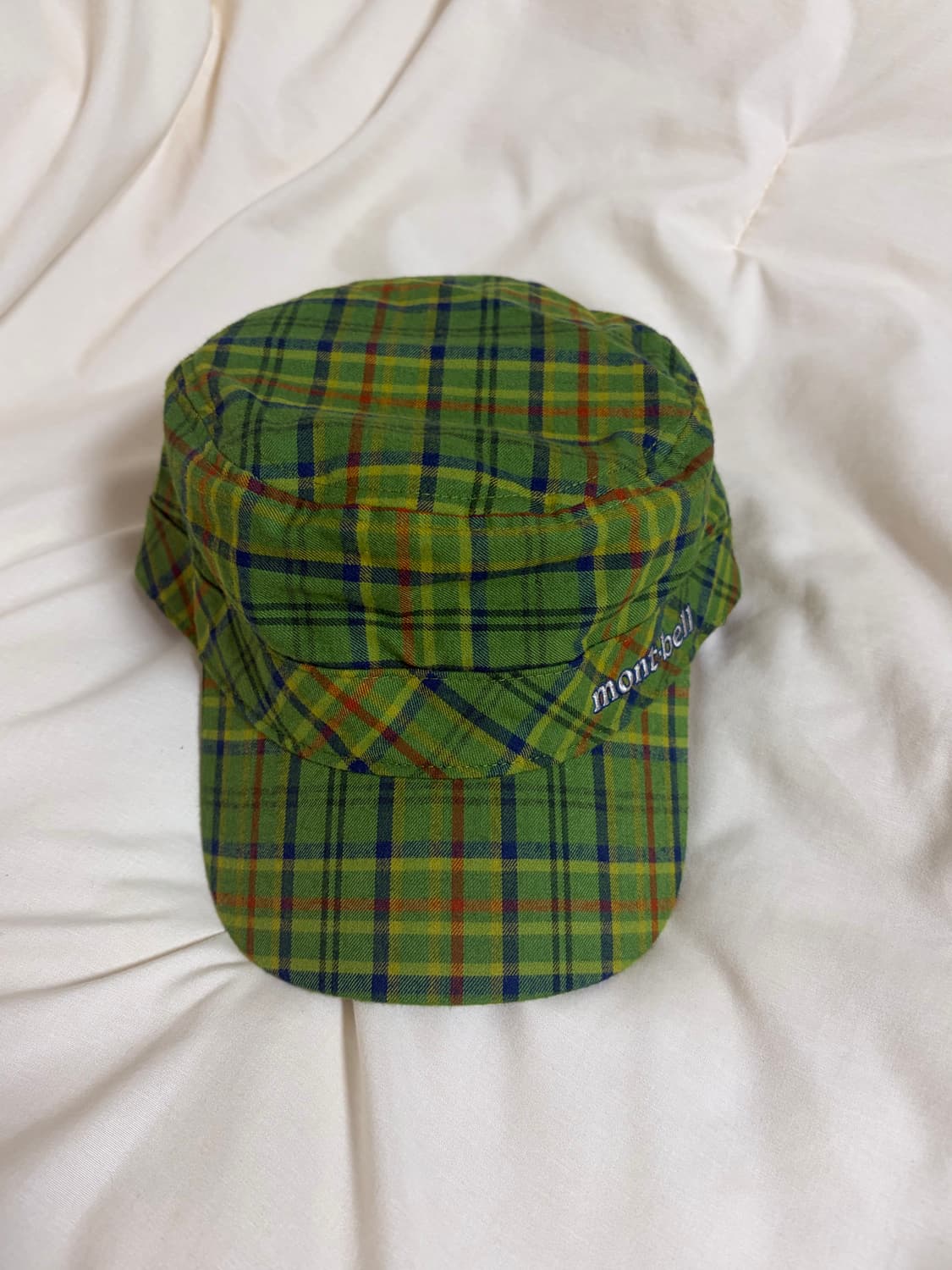 몽벨 캠프캡 체크 모자  상품이미지1