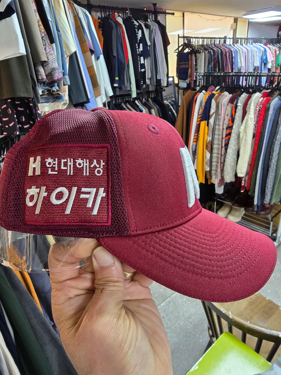 넥센히어로즈 N로고 볼캡 버건디 (1410) 상품이미지2