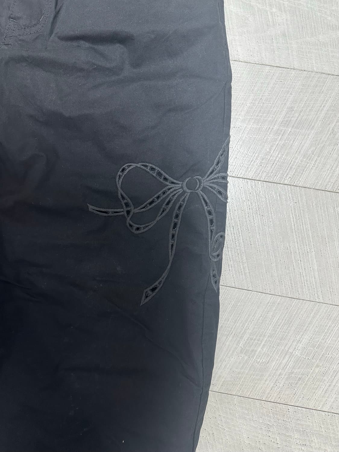 리본 펀칭 여름 팬츠 상품이미지2