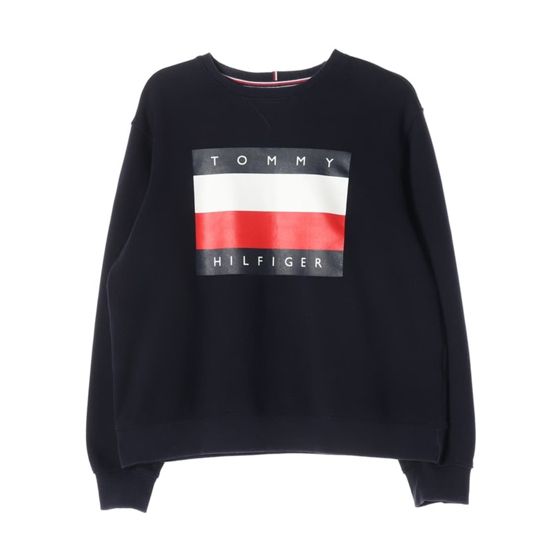 타미힐피거 네이비 빅 플래그 맨투맨 XL 상품이미지1