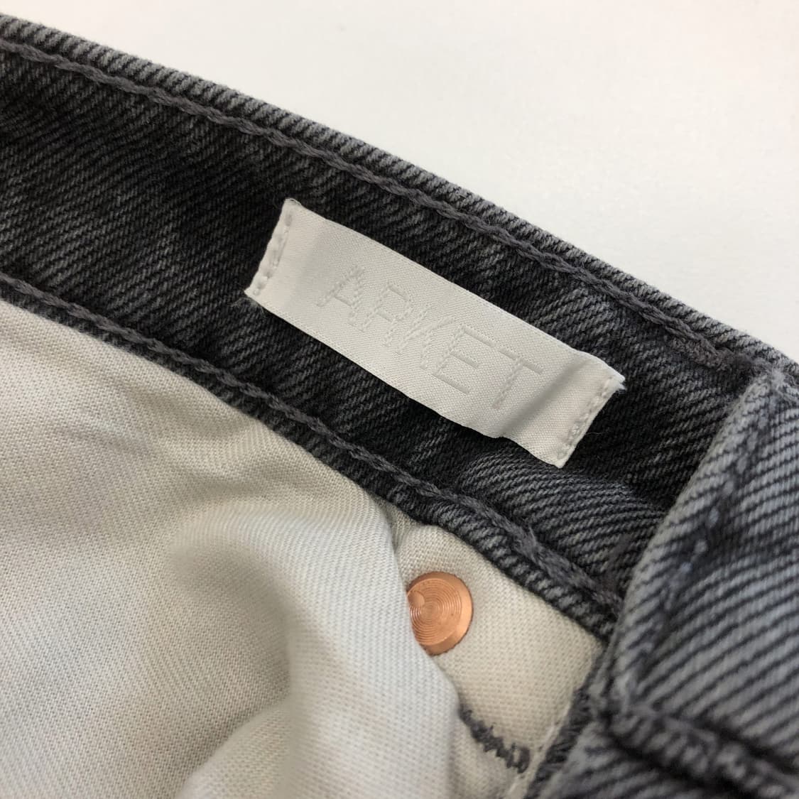 아르켓 워시드 와이드 데님진 26 인치 상품이미지5