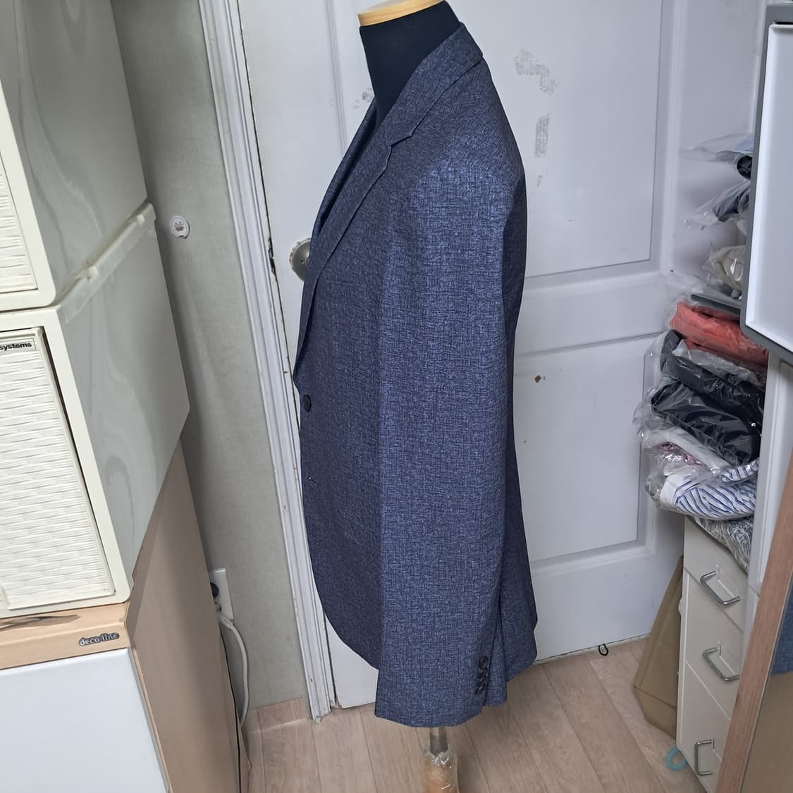 (라벨만 뗀 새제품)AND Z 라이트 남성 네이비 자켓 95 상품이미지2