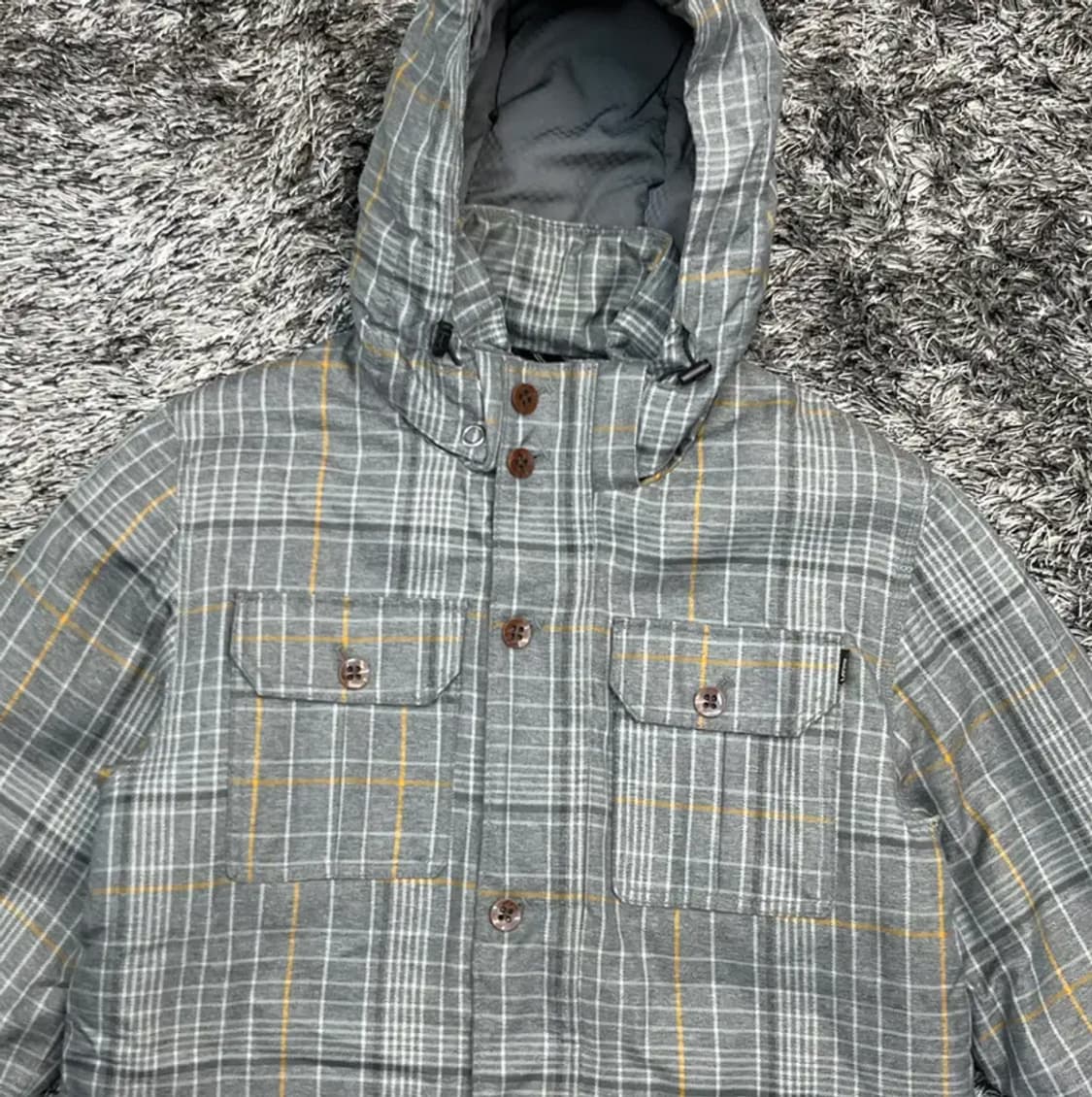 반스 체크 패딩 자켓 (95) 상품이미지2