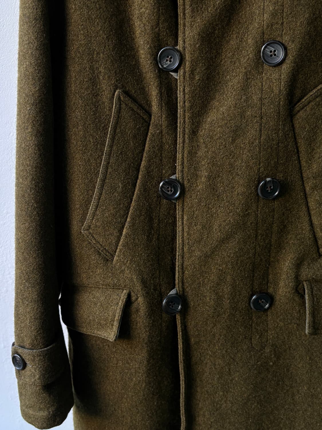 엔지니어드 가먼츠 올리브 울 매키노 코트 상품이미지7