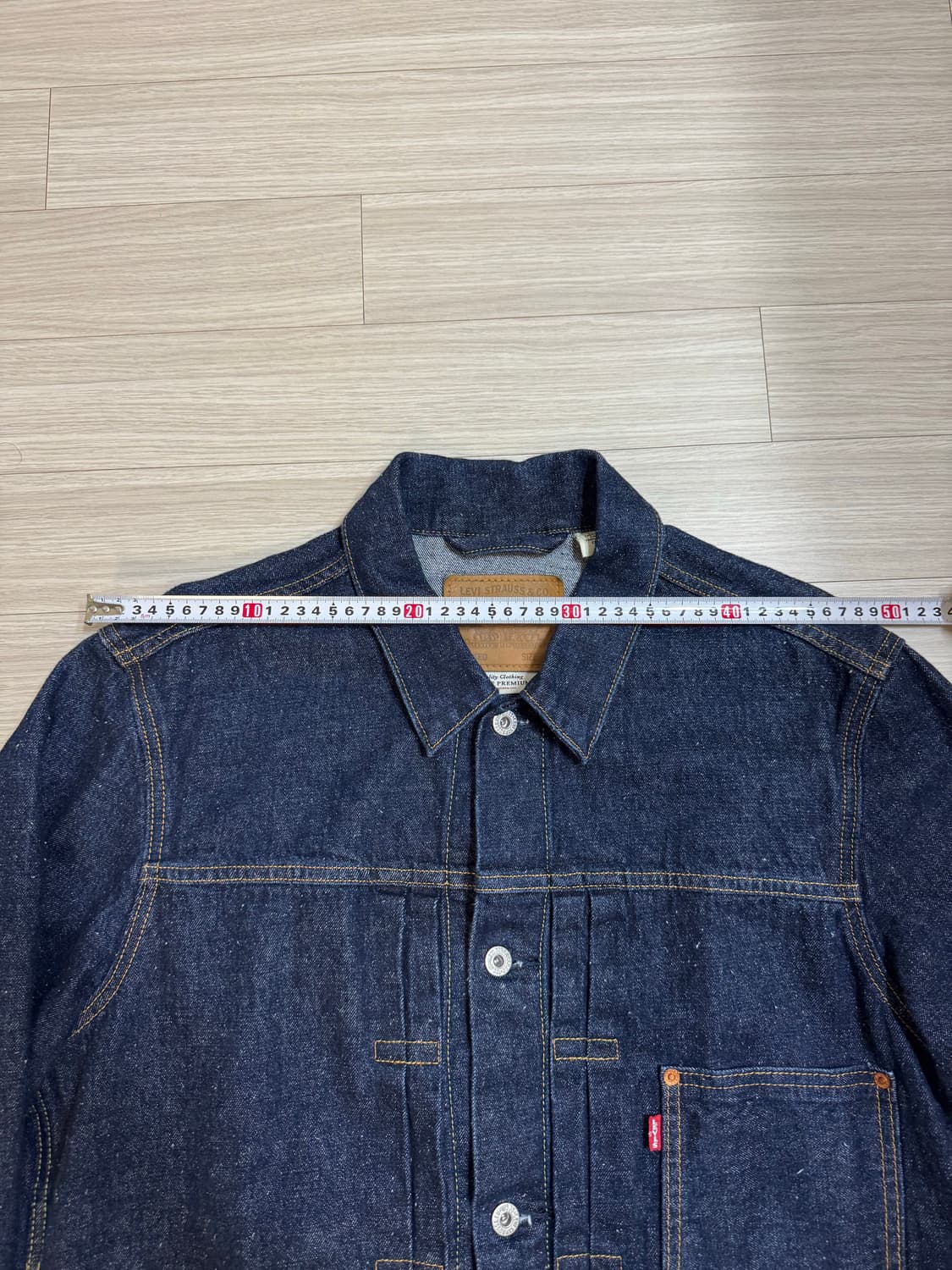 리바이스 셀비지 청자켓 팝니다!(A3174-0002) L사이즈 상품이미지1