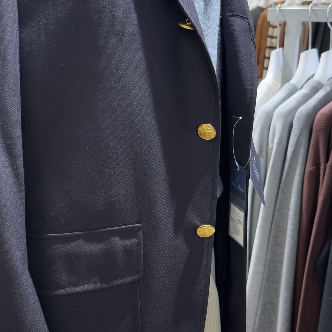 브룩스브라더스 USA 오리지날 금장 네이비 블레이저[BBJBMM0129] 상품이미지5