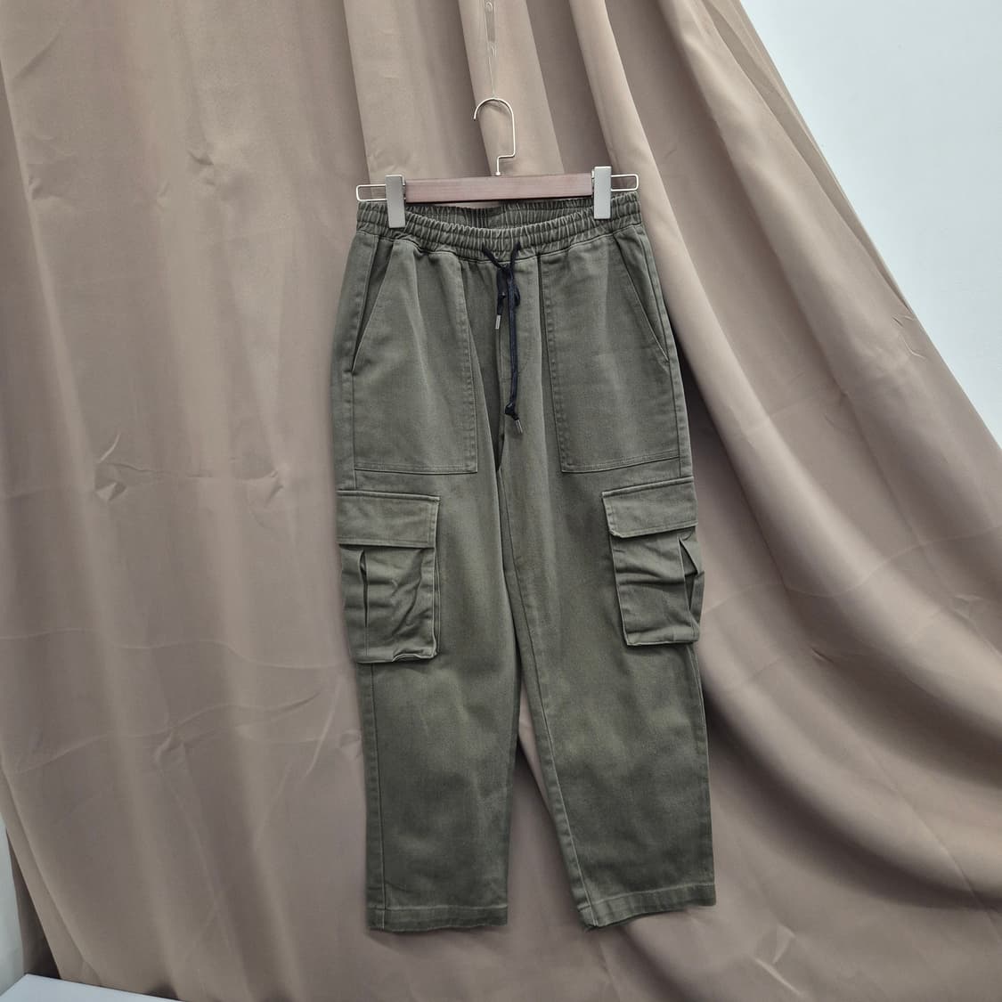 세븐넬라 카키 워싱 카고 바지 30 상품이미지1