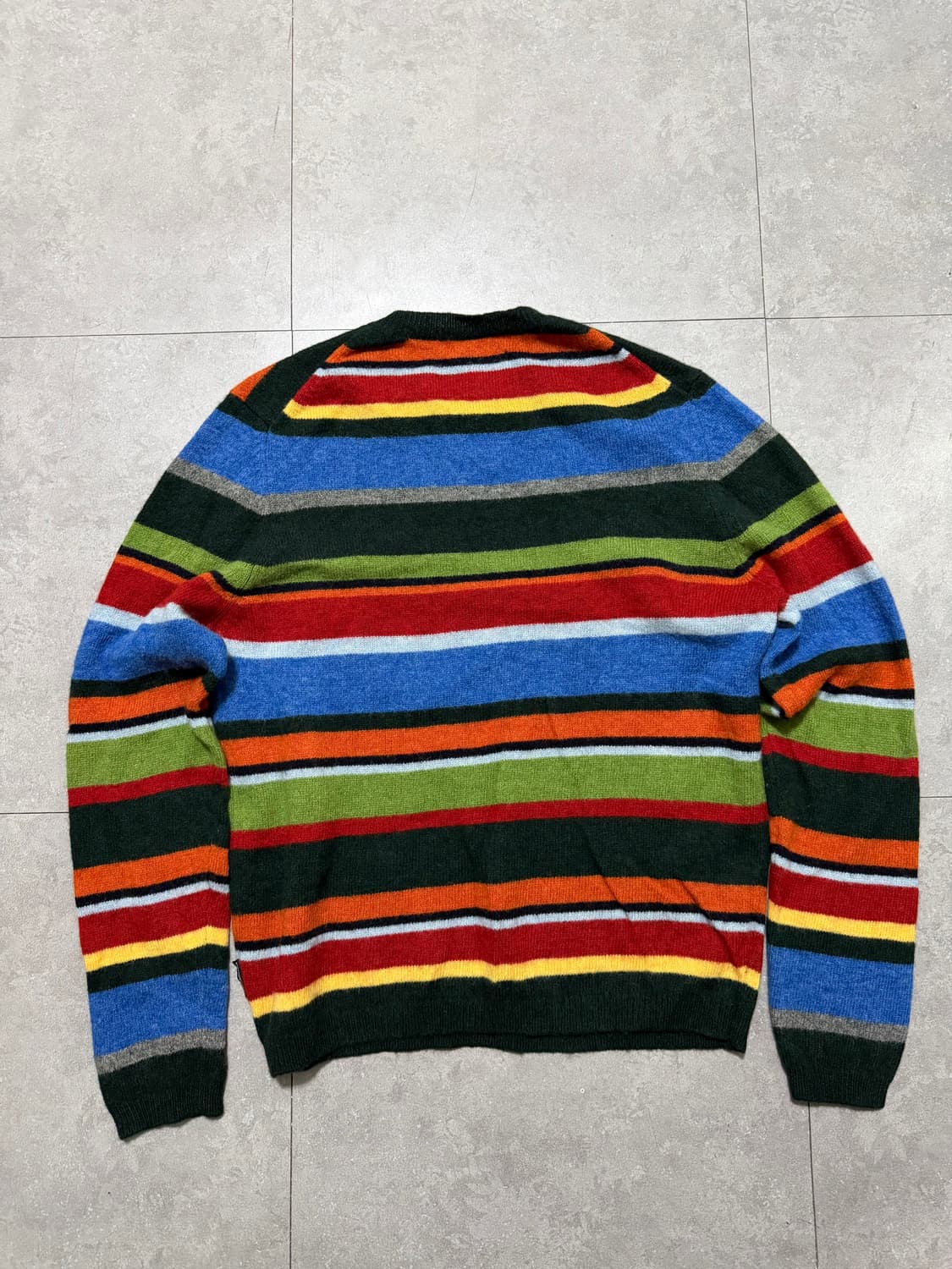 00s 아베크롬비 멀티컬러 빈티지 울 니트 100size   상품이미지9