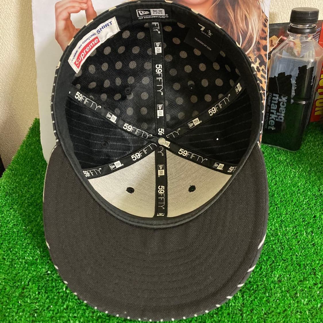 슈프림과 꼼데가르송 셔츠 뉴에라 59Fifty 핏티드 캡 상품이미지5