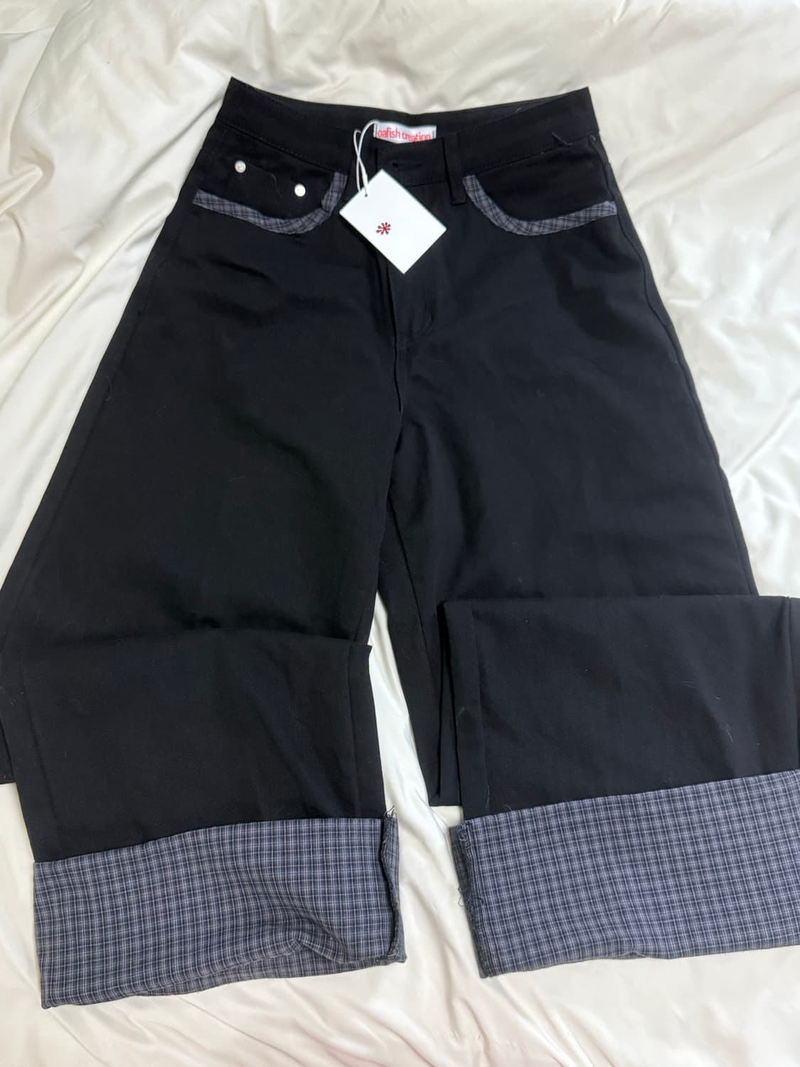 오피쉬 체크바지 상품이미지1