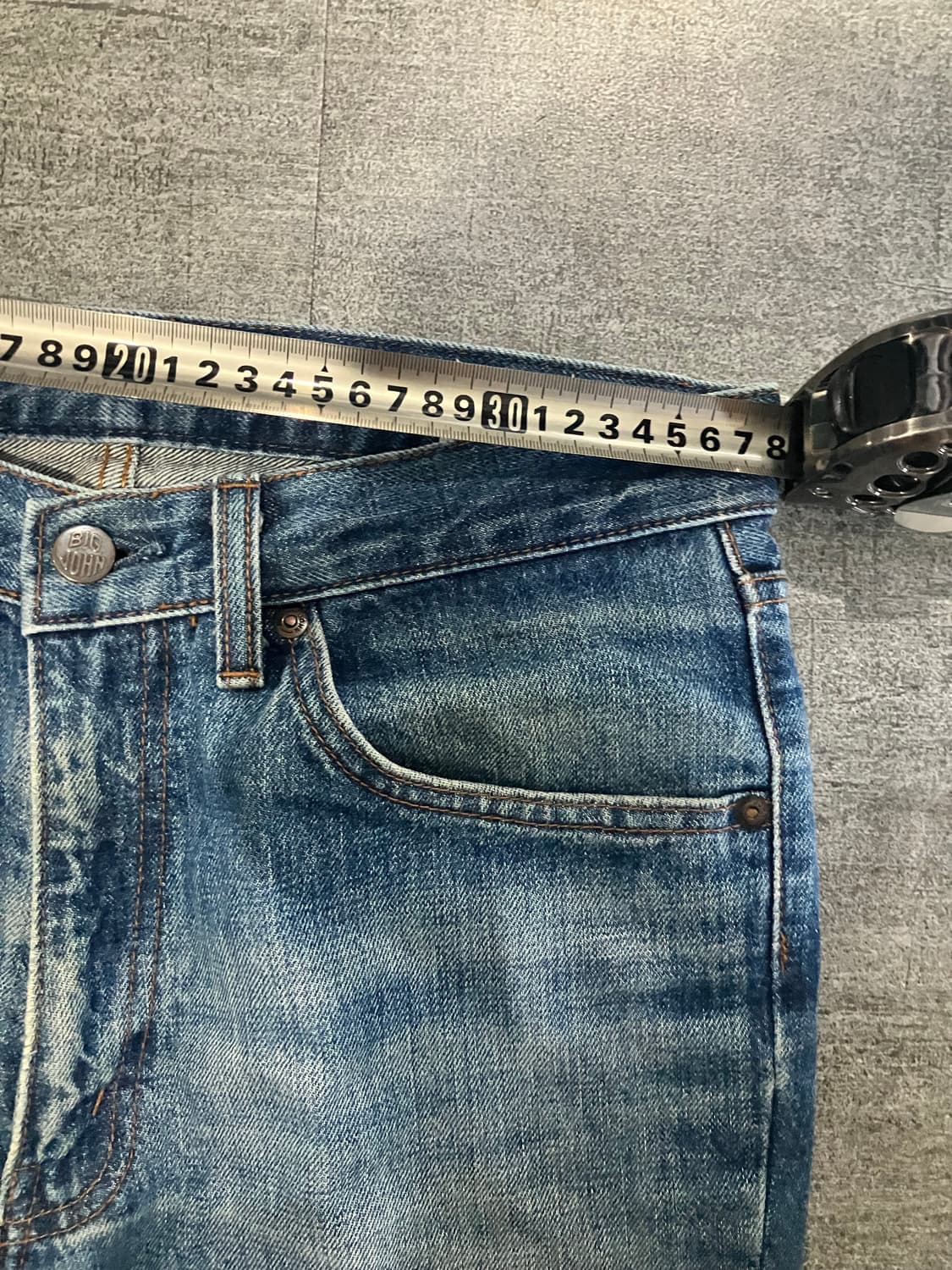 일본빈티지 Big John 올드스쿨보헤미안 오리엔탈 워시드 나팔팬츠 상품이미지3