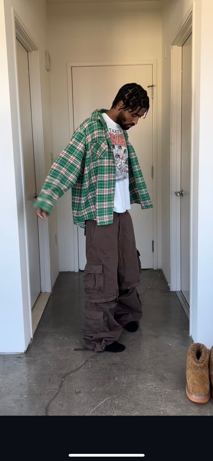 Erl 집 오프 카고 팬츠 브라운 상품이미지6