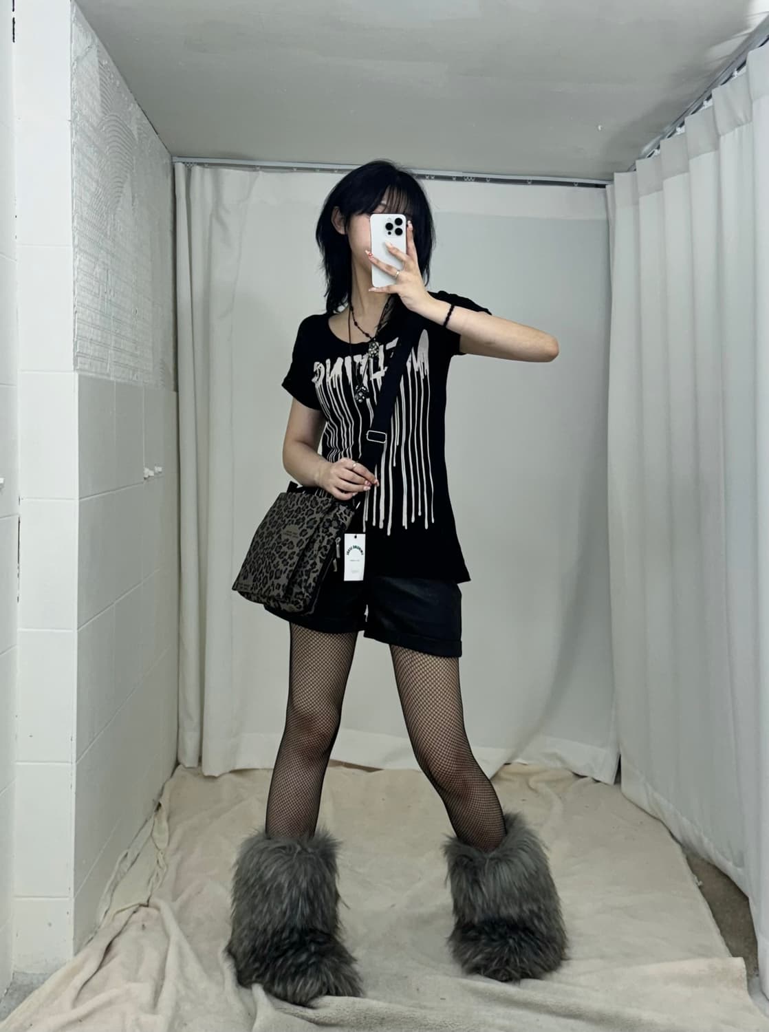 데일리 블랙 펑크 힙 코디세트  상품이미지3