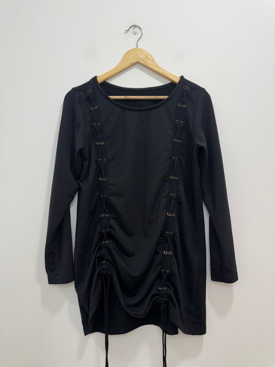 y2k 셔링 긴팔 티셔츠 슬리브 상품이미지6