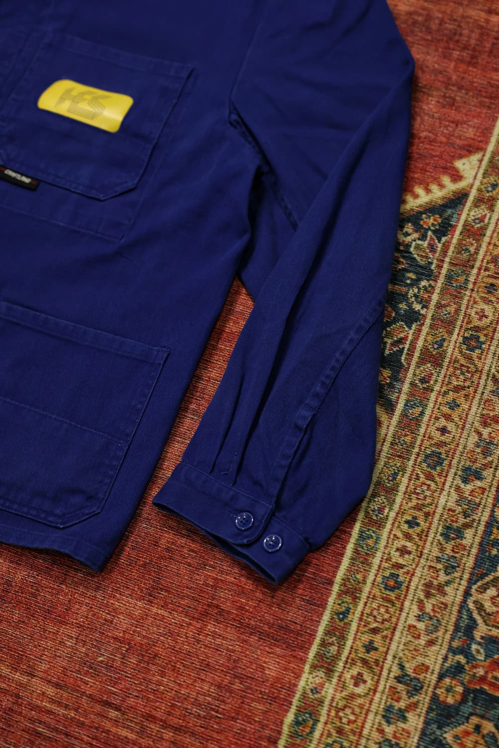 빈티지 워크자켓 블루 판매 상품이미지4