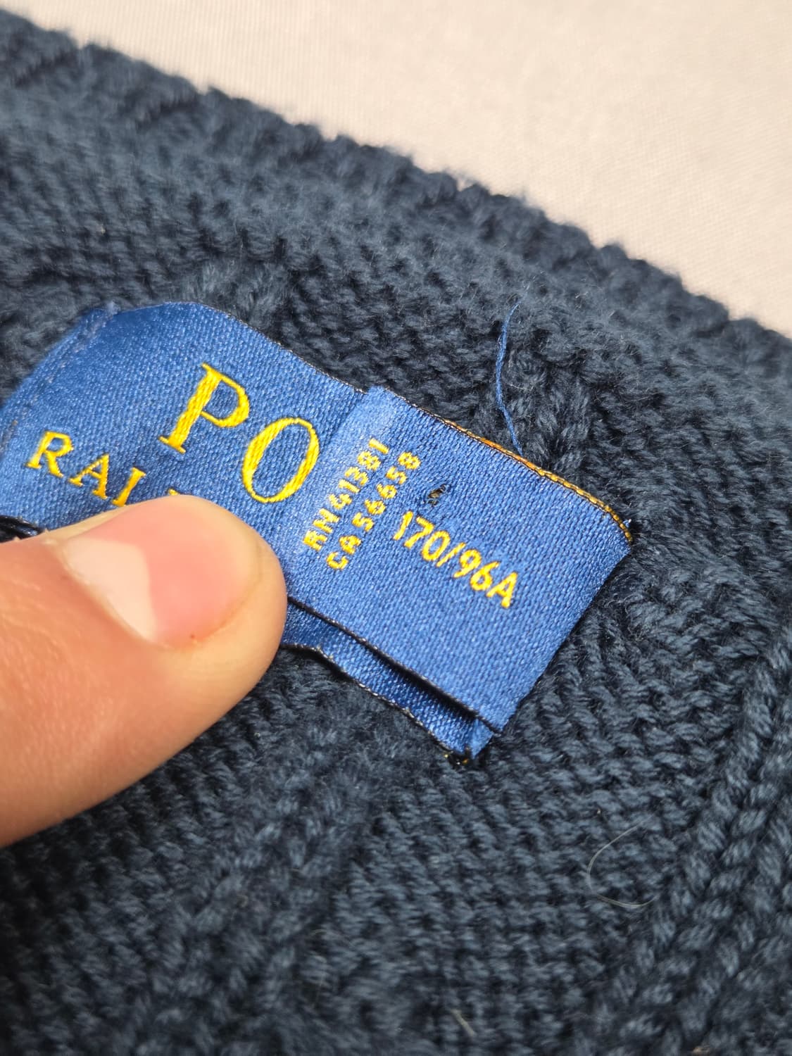 [폴로 랄프로렌] 케이블 코튼 브이넥 스웨터 | A00158 상품이미지4