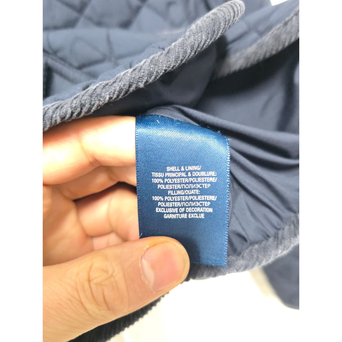 택포_ 폴로랄프로렌 키즈 퀼팅 자켓 네이비 S(7) 상품이미지3