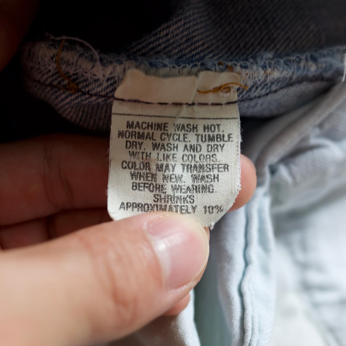 80’s Levi’s 501 usa made denim pants 상품이미지6