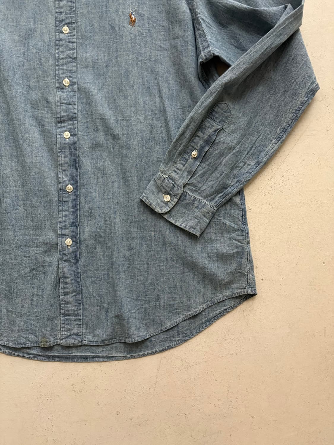 Polo Ralph Lauren Chambray Blue shirt  상품이미지5