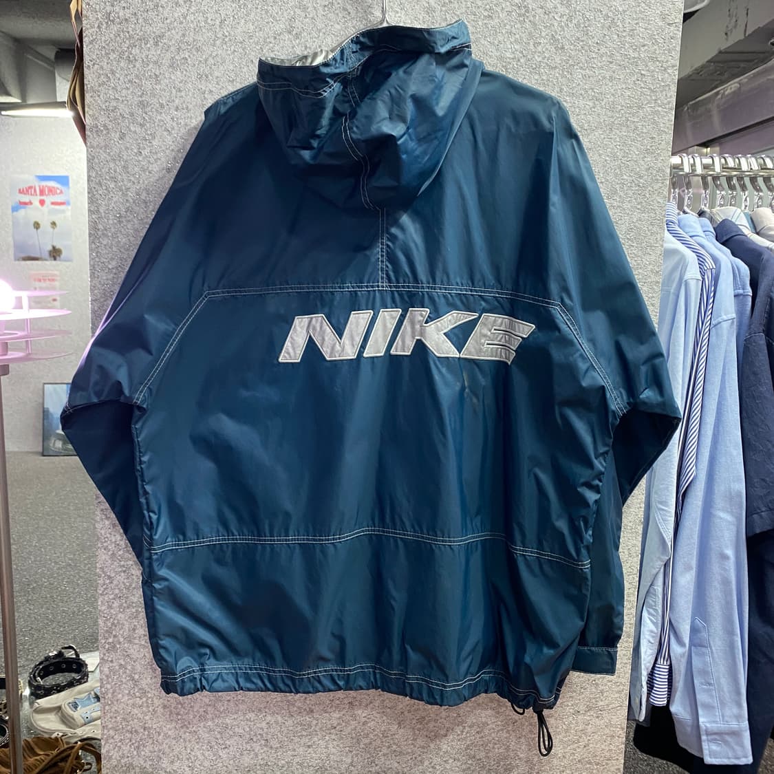 나이키00s 스카치 빅로고 네이비 아노락 B3224 상품이미지6
