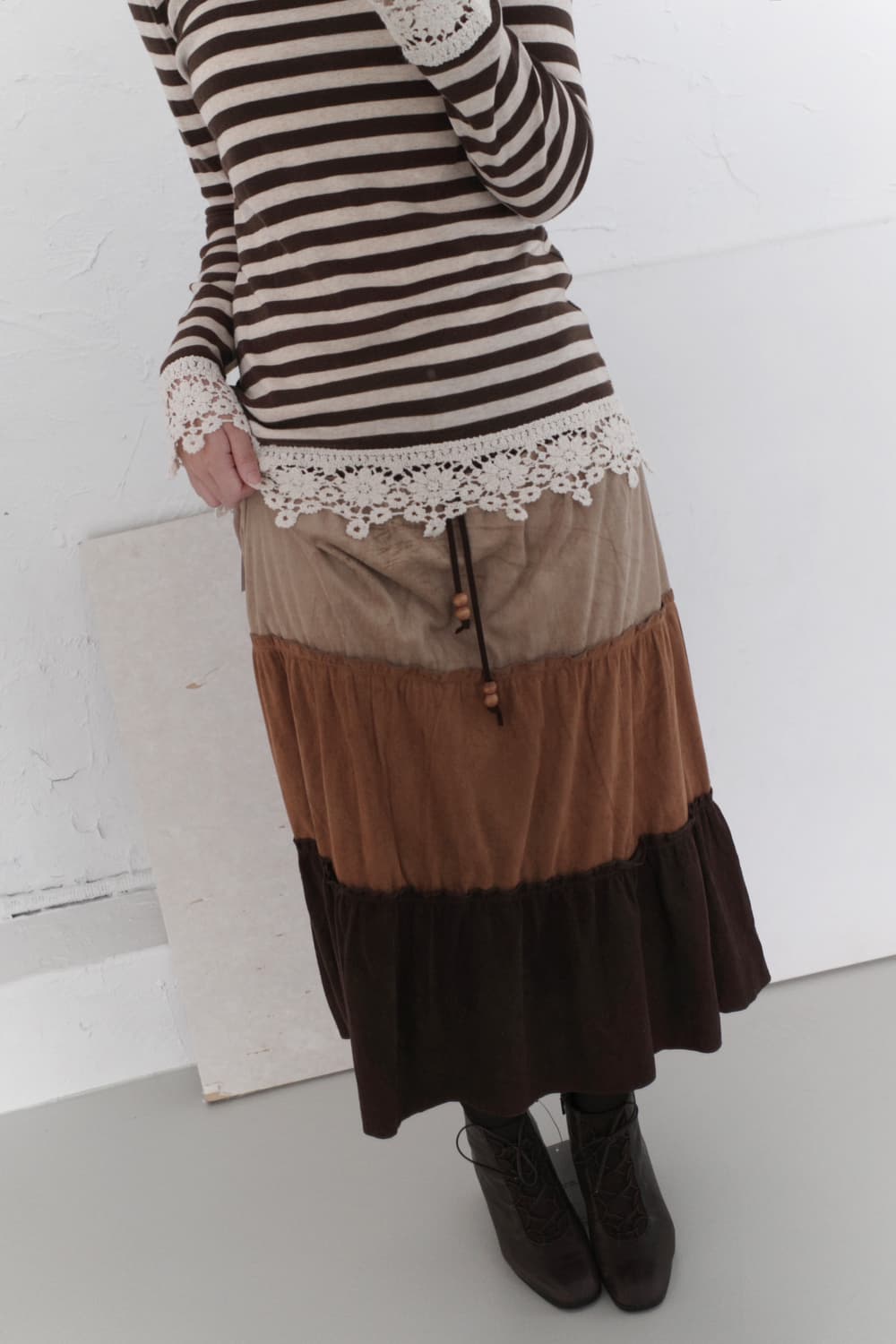 stripe crochet sleeve 상품이미지8