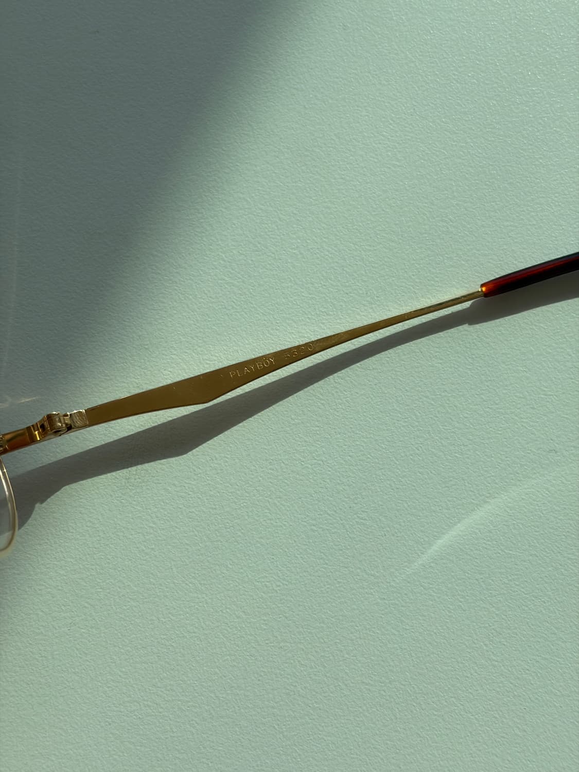 [데드스탁] 90s PLAYBOY 플레이보이 안경테 금테 (새제품) 상품이미지5