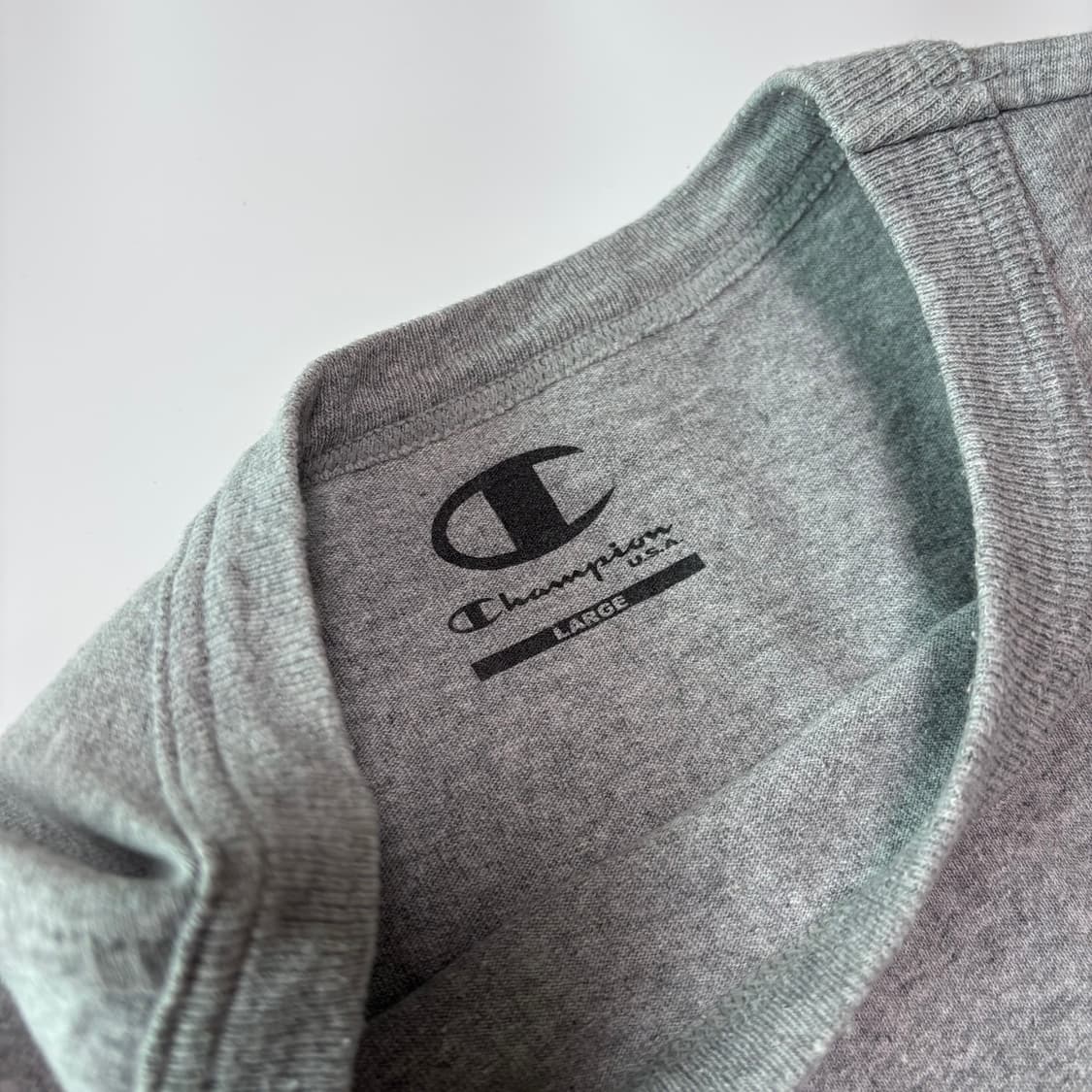 챔피언 클래식 로고 그레이 슬리브리스 상품이미지3