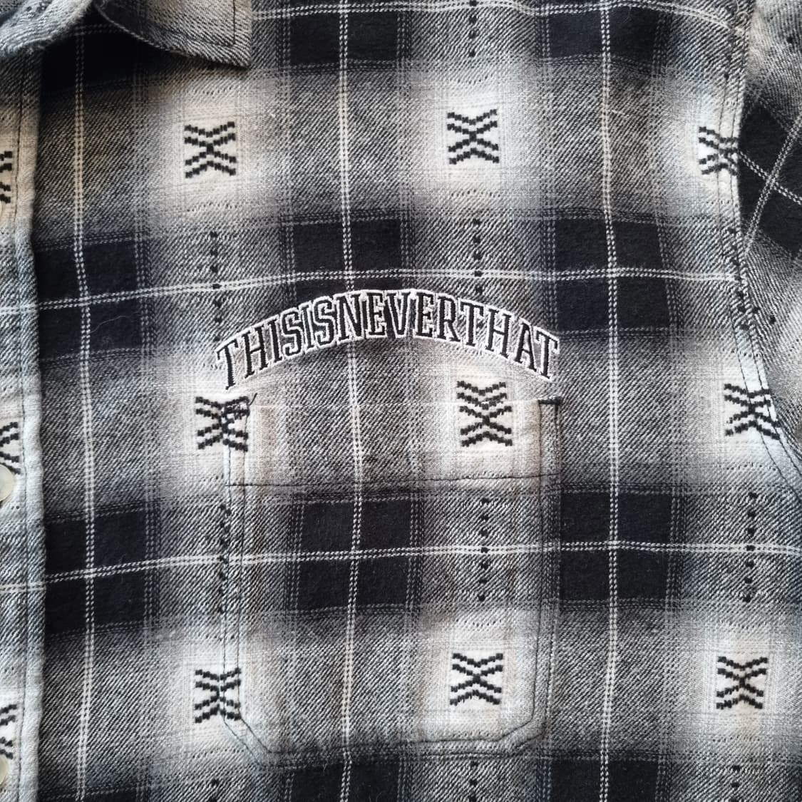 디네뎃 체크 셔츠 상품이미지5