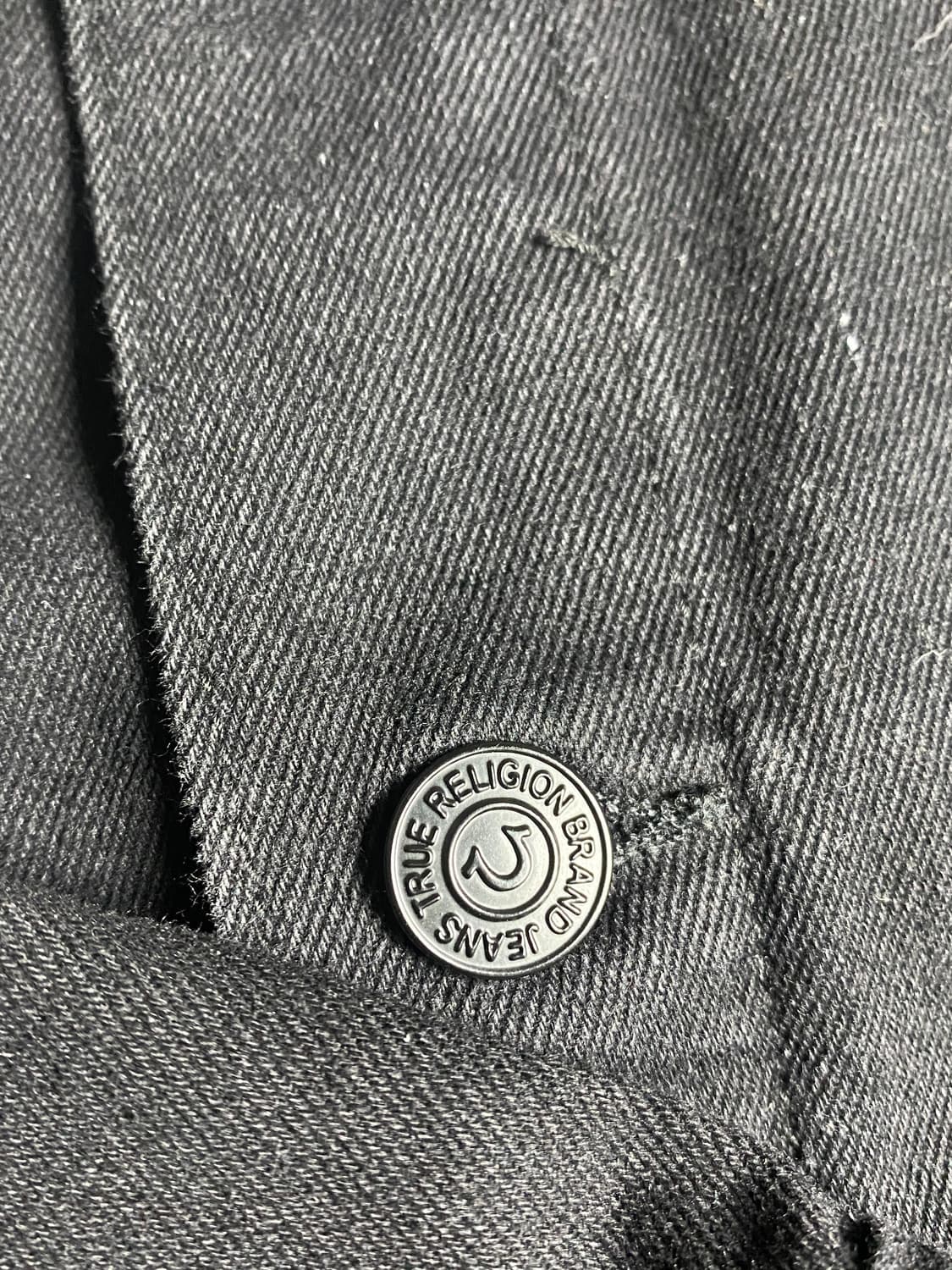 트루릴리전 블랙 데님 자켓 XL 상품이미지3