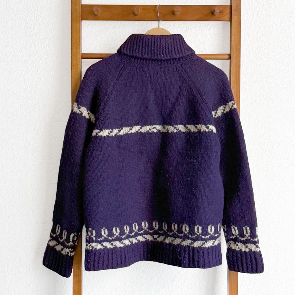 네이비 노르딕 코위찬 니트 가디건 상품이미지7