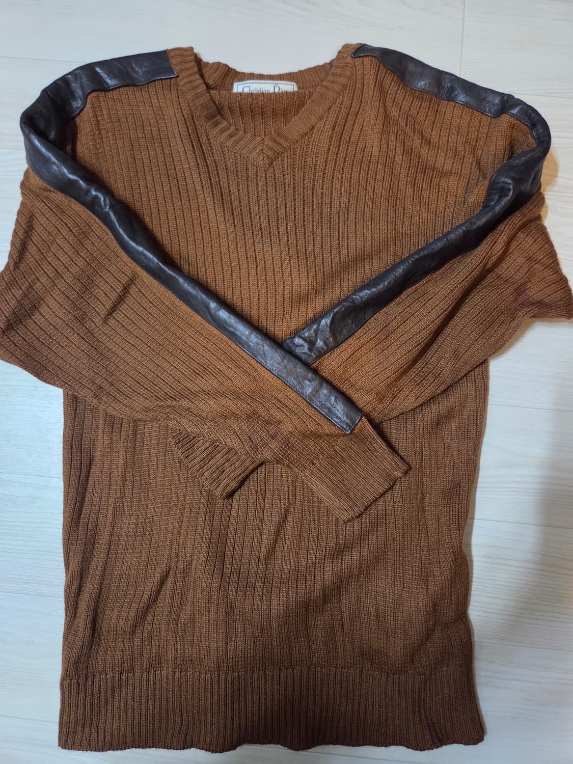 Christian dior 크리스찬 디올 레더 니트 상품이미지1