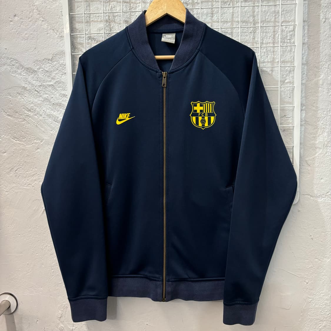 00s 나이키 올드스쿨 FC 바르셀로나 네이비 트랙탑 져지 M 상품이미지1