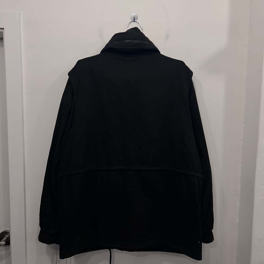 TEAM ONE 후드내장 하이넥 롱 야상 자켓 상품이미지5