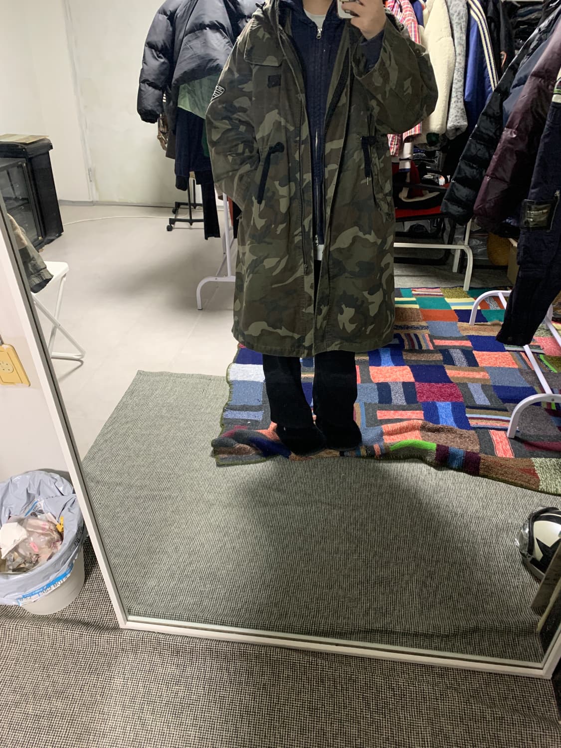 TOPFEELING Ladies 카모 야상 상품이미지7