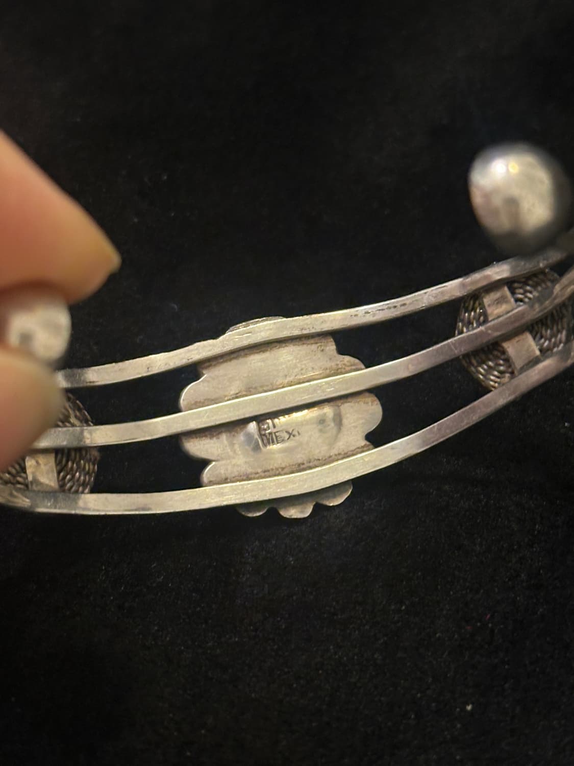 Mexico onyx 925silver bangle 상품이미지4