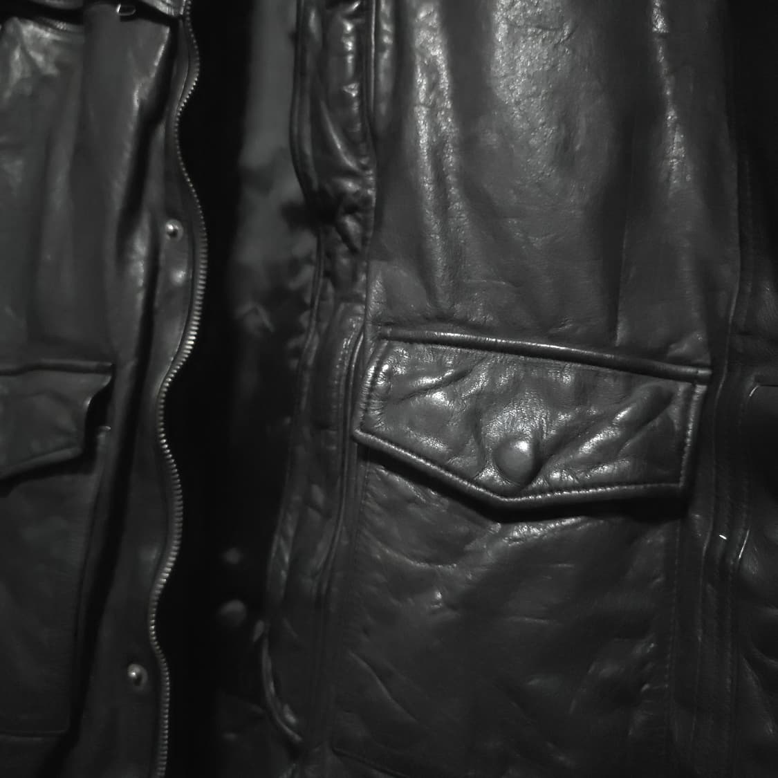 르몽드 남성 양가죽 자켓 블랙 XL 105 상품이미지3