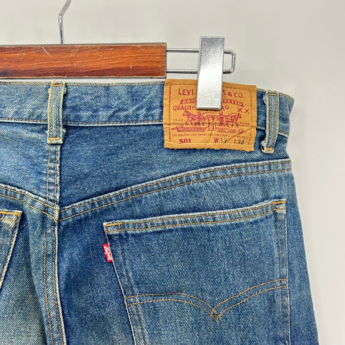 [Levi's] USA 리바이스  발렌시아제 555공장 501 데님팬츠 상품이미지6