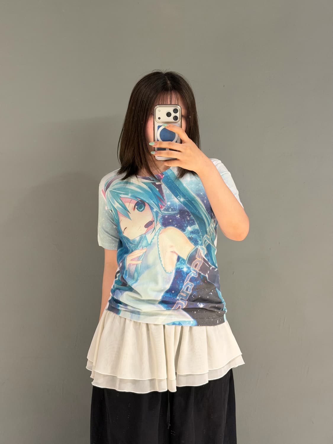 Hastune miku printing t-shirt 상품이미지2