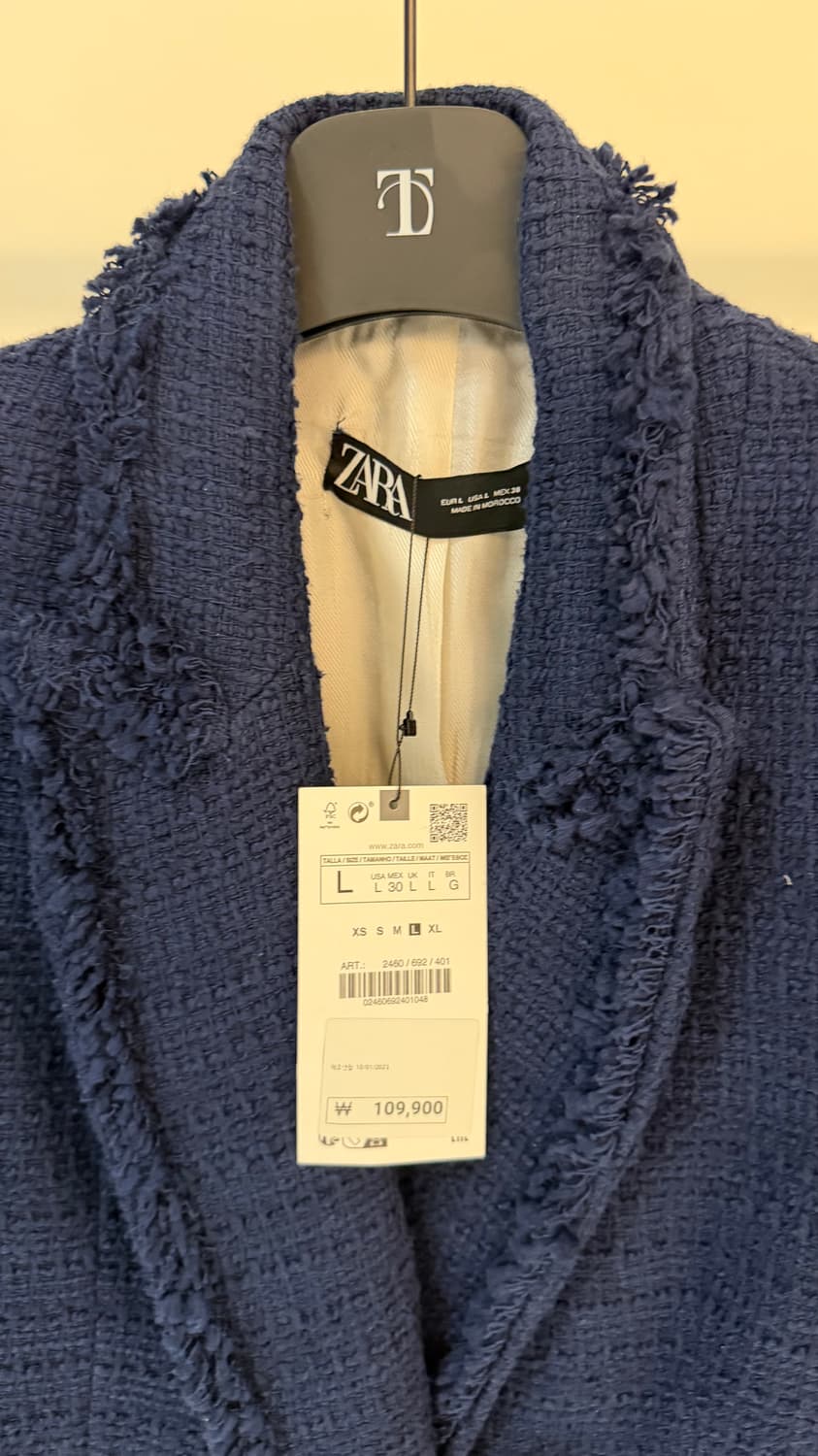 자라 트위드 자켓 상품이미지3